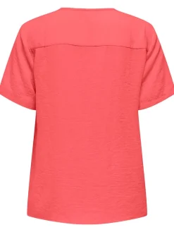 Shirt in Koralle