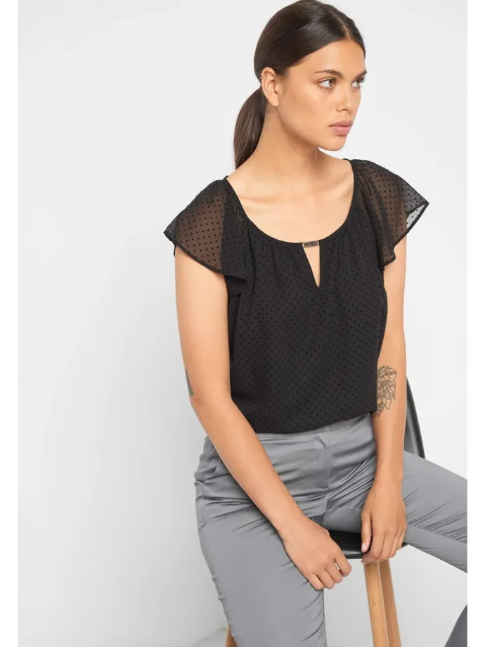 Shirt in Schwarz