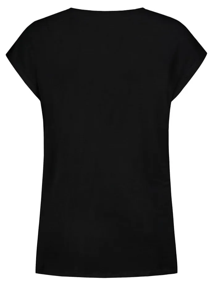 Shirt in Schwarz