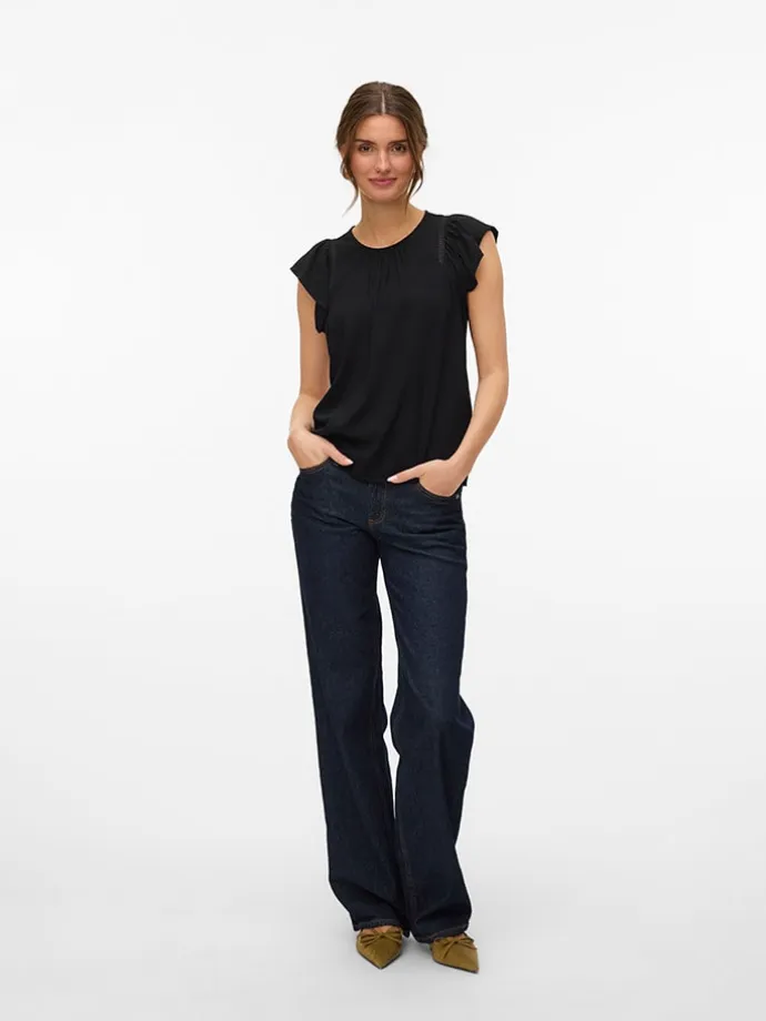 Shirt in Schwarz