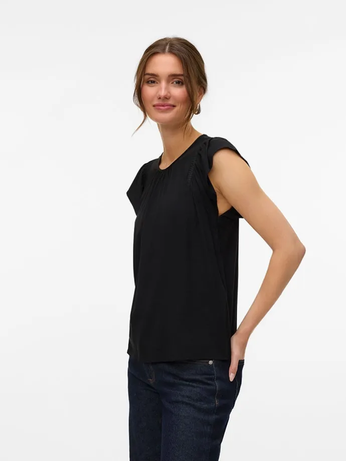 Shirt in Schwarz
