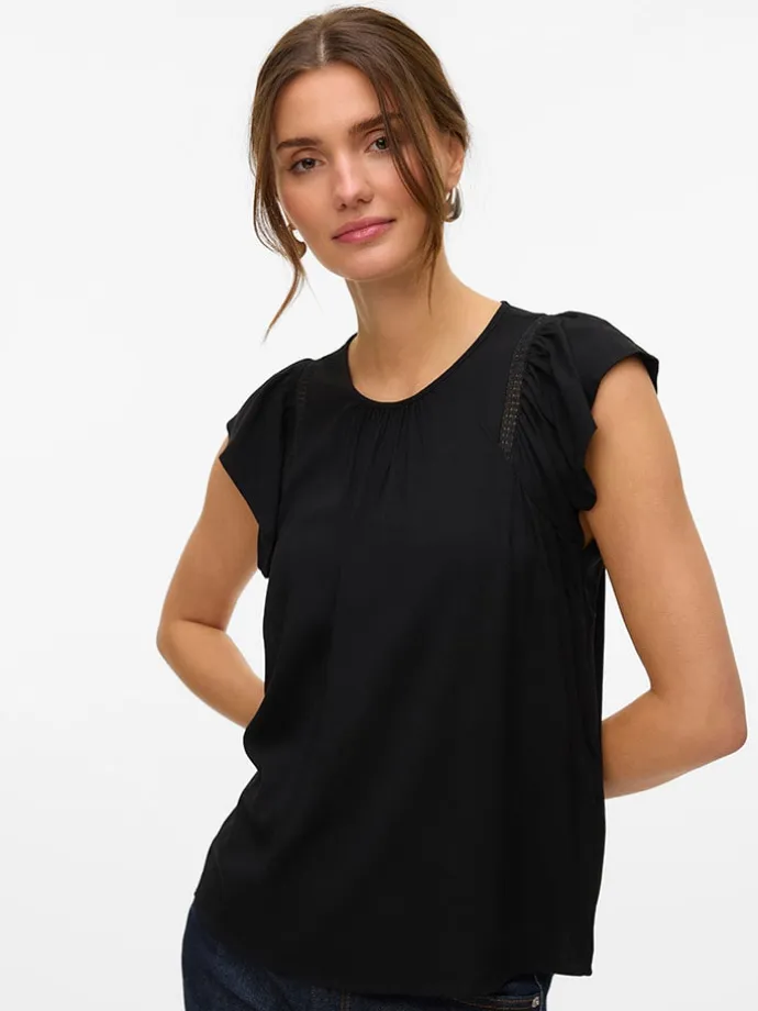Shirt in Schwarz