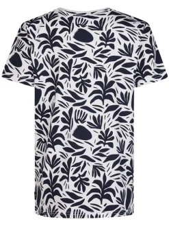 Shirt in Schwarz/ Weiß