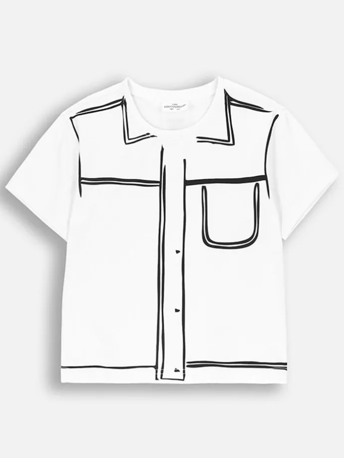 Shirt in Weiß