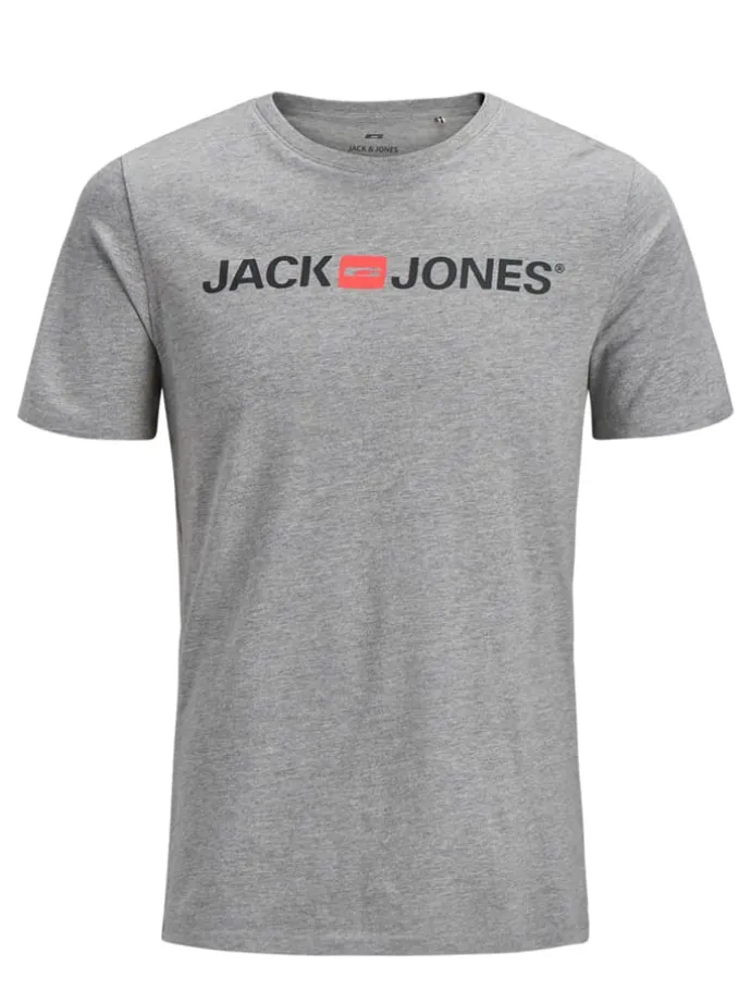 Shirt "JJECORP" in Grau