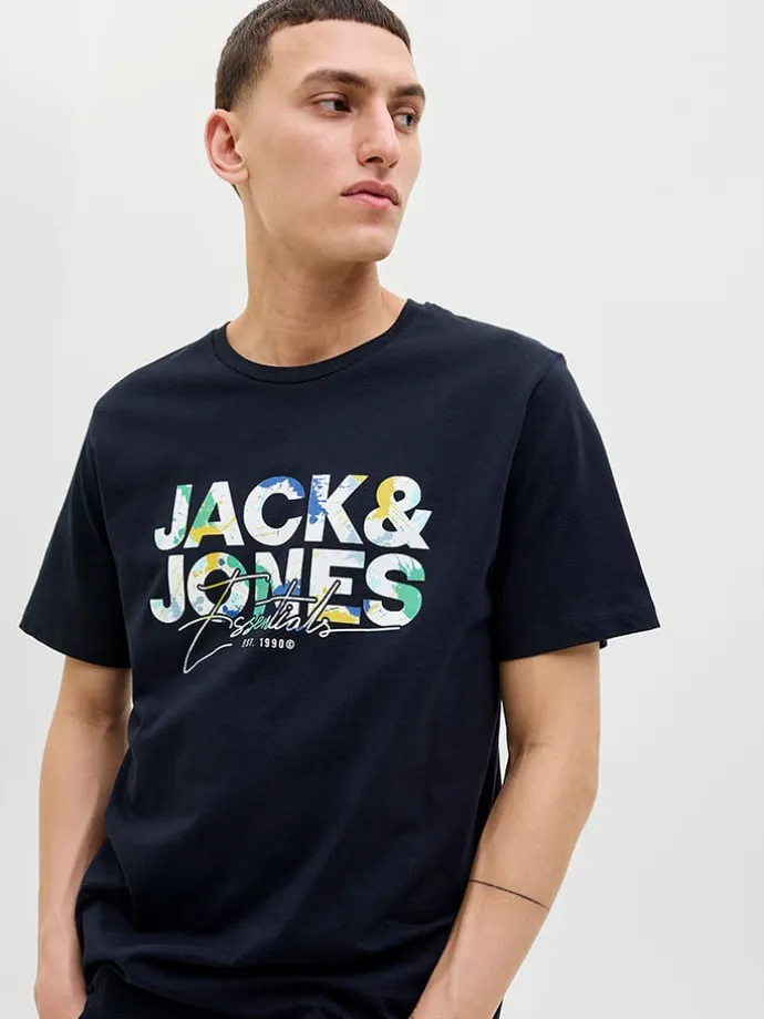 Shirt "Jjgeplas" in Dunkelblau