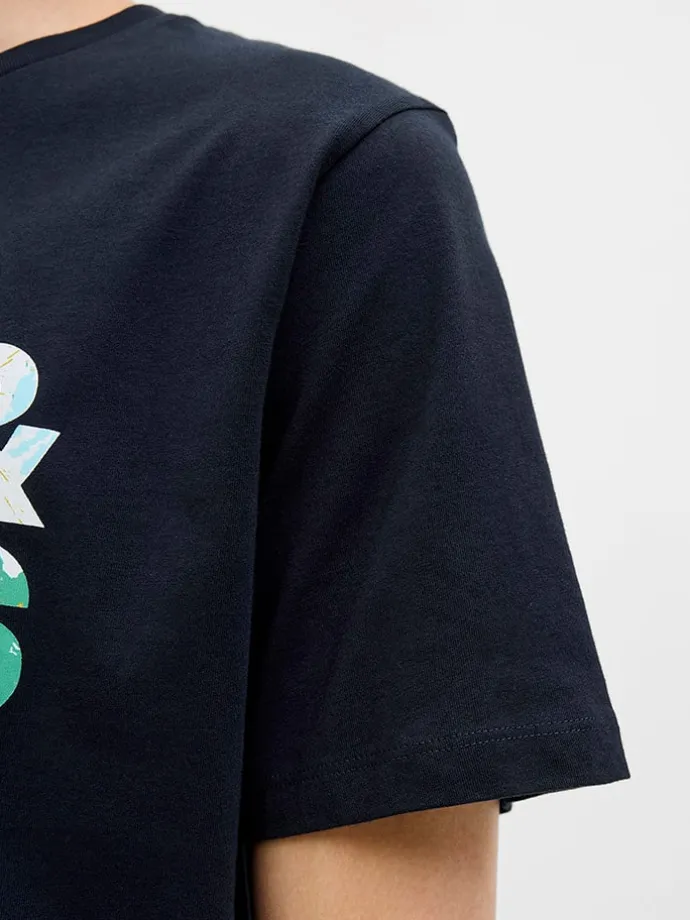 Shirt "Jjgeplas" in Dunkelblau