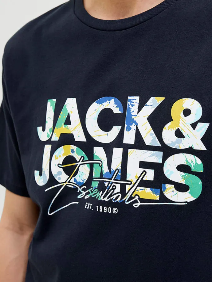 Shirt "Jjgeplas" in Dunkelblau