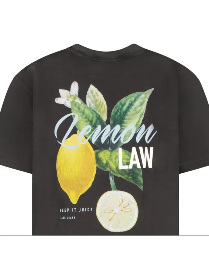 Shirt "Lemonlaw" in Schwarz