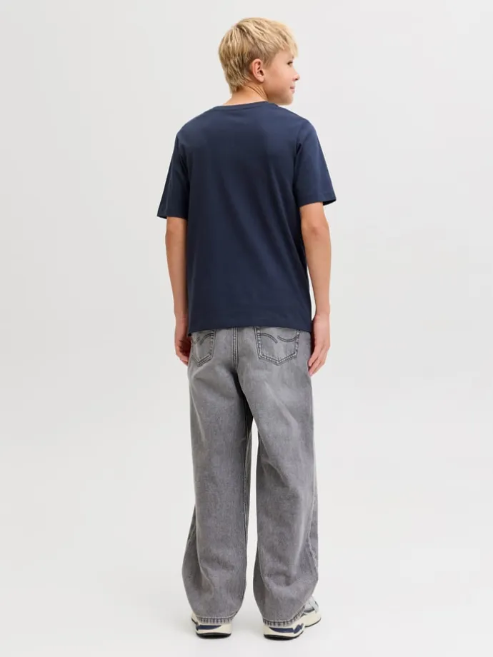 Shirt "Logo" in Dunkelblau