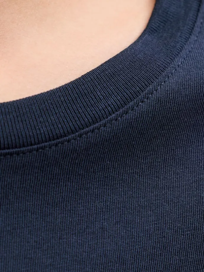 Shirt "Logo" in Dunkelblau