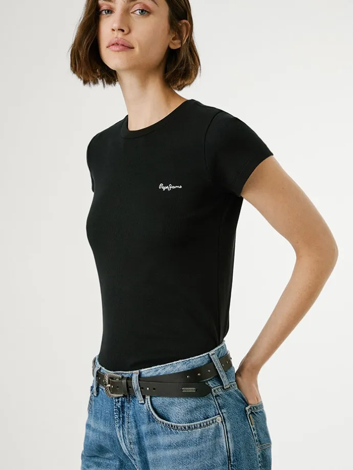 Shirt "Merida" in Schwarz