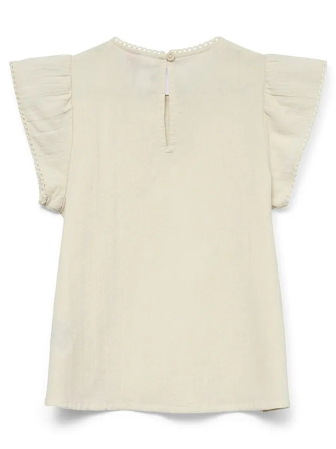 Shirt "Pretty" in Creme