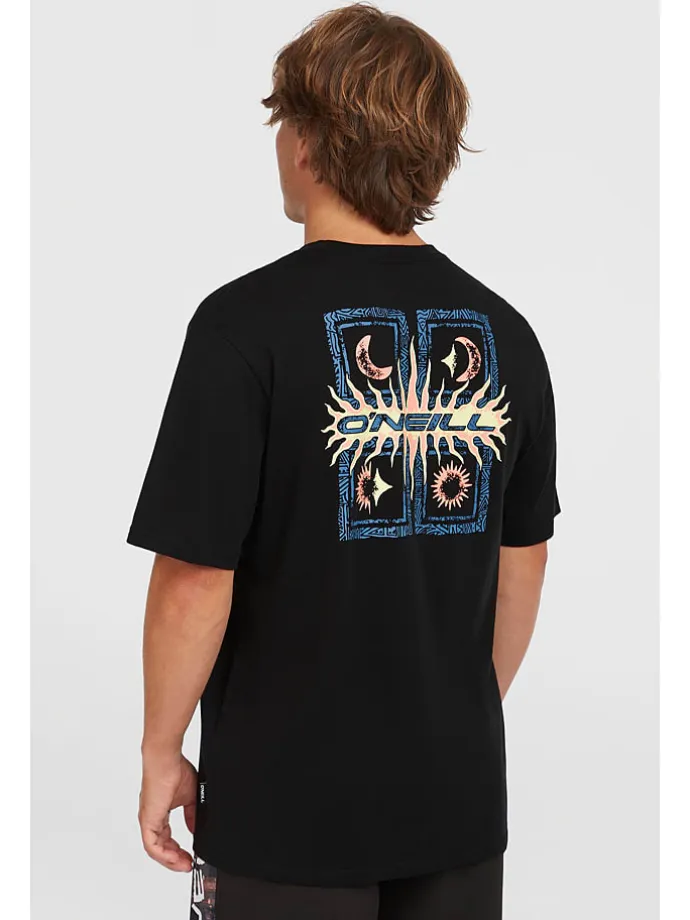 Shirt "Retro" in Schwarz