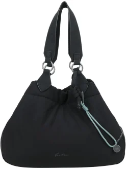 Shopper "Izzy" in Schwarz - (B)42 x (H)29 x (T)15 cm
