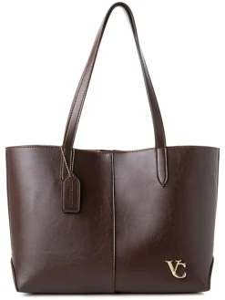 Shopper "Savona" in Braun - (B)38 x (H)27,5 x (T)14 cm