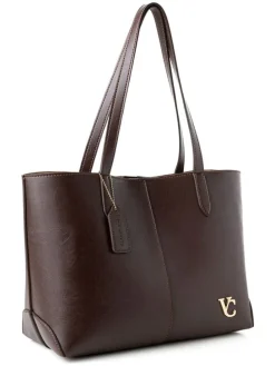 Shopper "Savona" in Braun - (B)38 x (H)27,5 x (T)14 cm