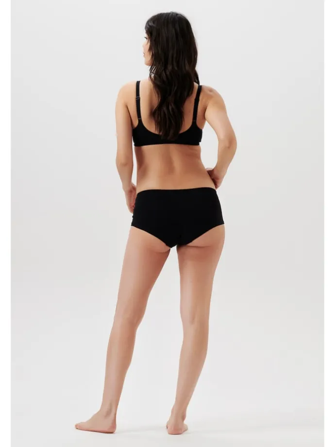 Short Cotton Melange in Black