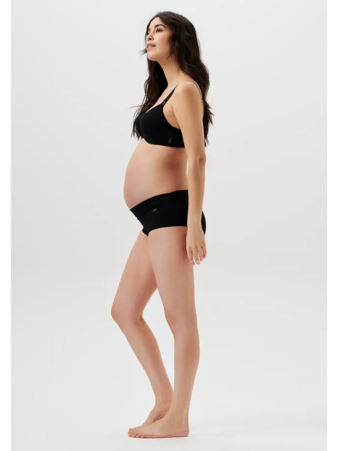 Short Cotton Melange in Black