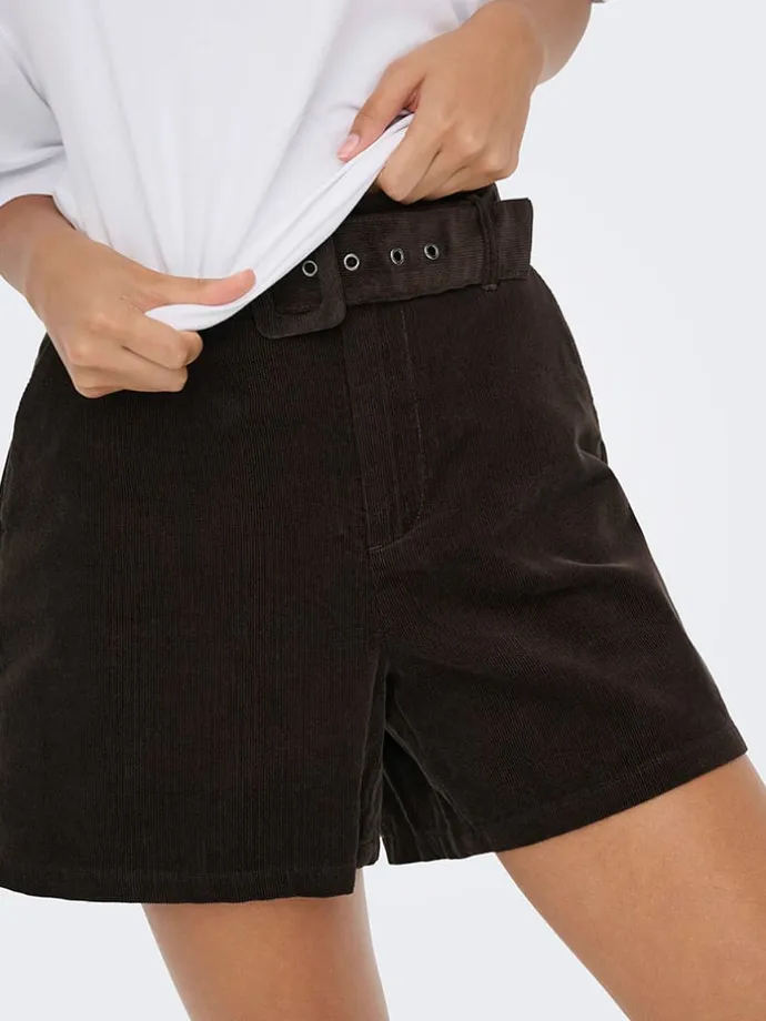 Shorts in Dunkelbraun