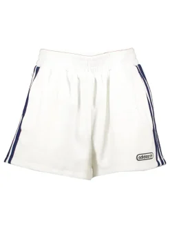 Shorts "Towel" in Weiß/ Dunkelblau