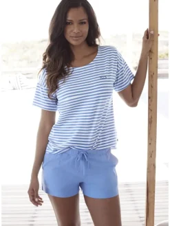 Shorty in blau