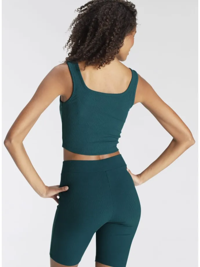 Shorty in blau