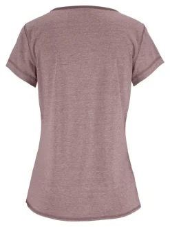 Shorty in mauve-meliert