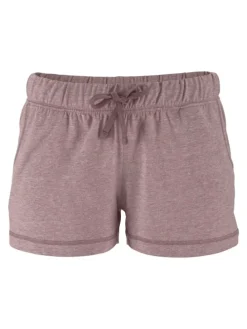 Shorty in mauve-meliert