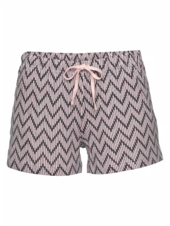 Shorty in pink-dunkelblau-gemustert