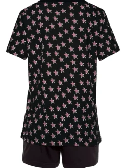 Shorty in schwarz, flieder