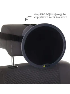 Sicherheitsspiegel Watch Me 1 für Reboarder in schwarz
