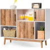 Sideboard 6 Fächer in Beige
