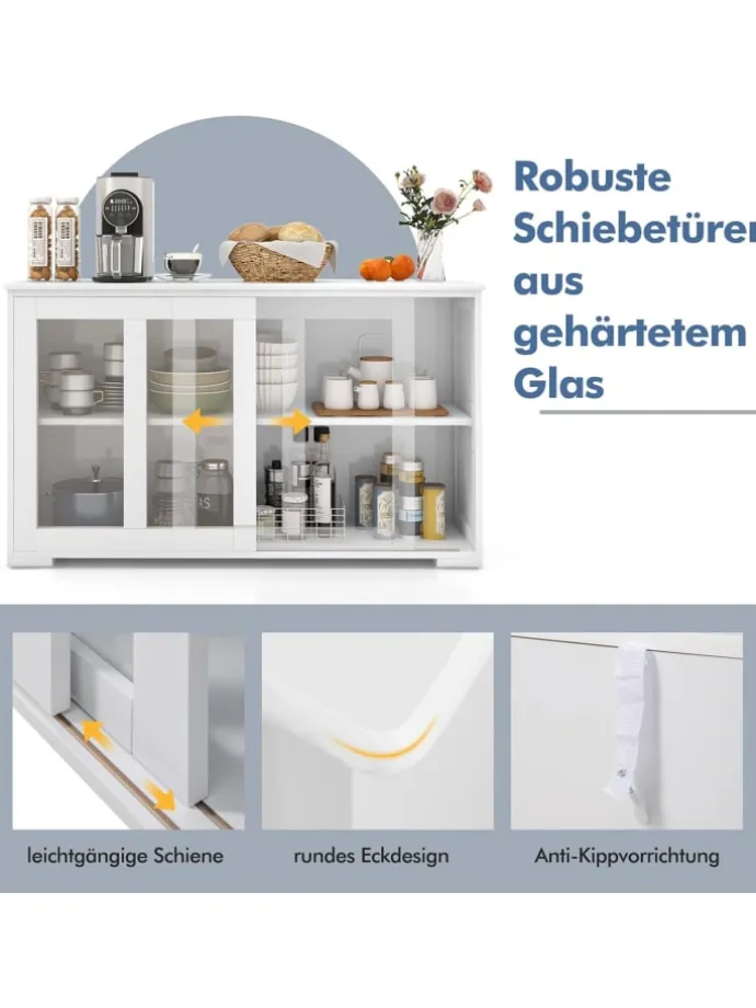 Sideboard in Weiß