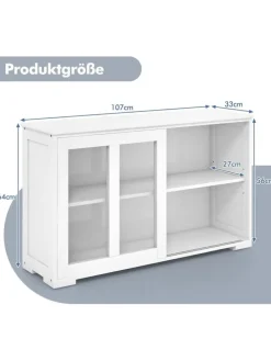 Sideboard in Weiß