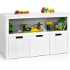 Sideboard mit 3 Schubladen in Weiß