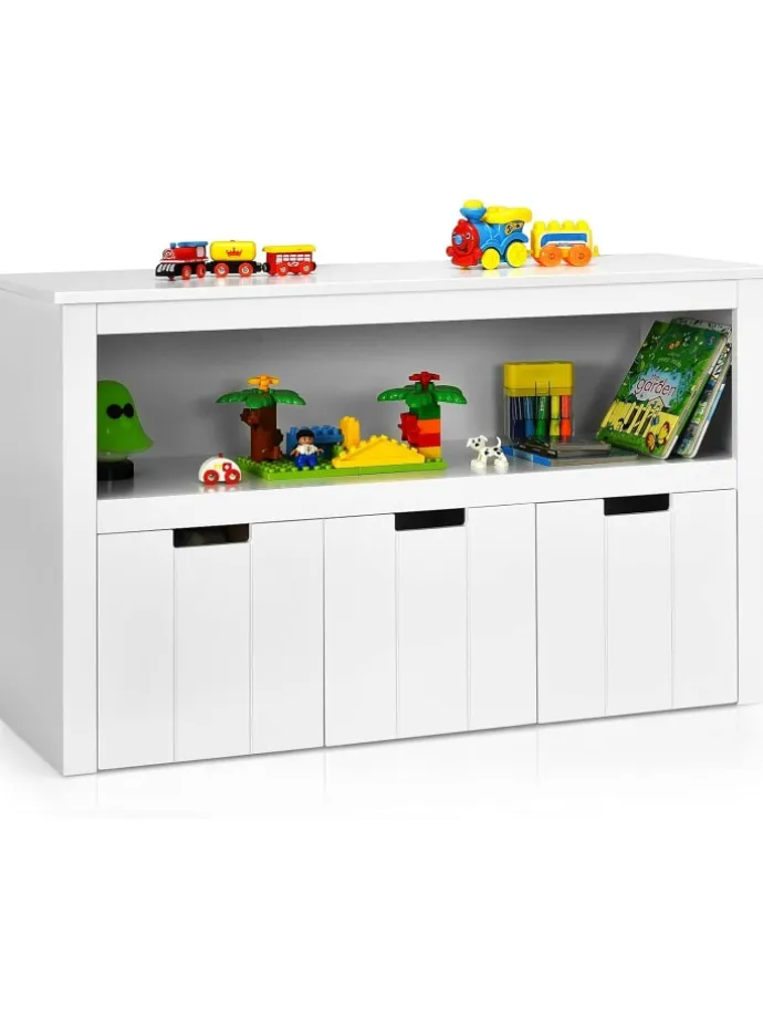 Sideboard mit 3 Schubladen in Weiß