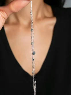 Silber-Armkette mit Schmuckelementen