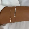 Silber-Armkette mit Schmuckelement