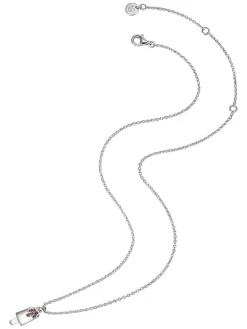 Silber-Halskette mit Anhänger - (L)35 cm