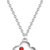 Silber-Halskette mit Anhänger - (L)35 cm