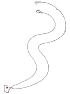 Silber-Halskette mit Anhänger - (L)35 cm