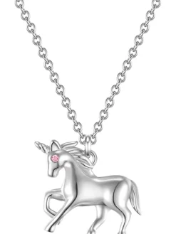 Silber-Halskette mit Anhänger - (L)35 cm