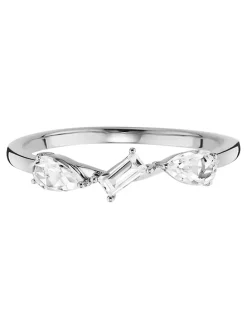 Silber-Ring mit Edelsteinen