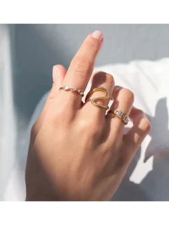 Silber-Ring mit Edelsteinen