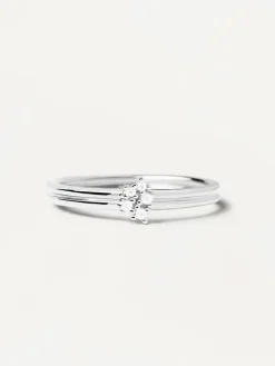 Silber-Ring "Nova" mit Edelsteinen