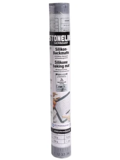 Silikon-Backmatte in Grau - (L)29,5 x (B)42 cm