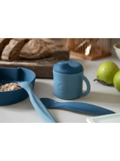 Silikon-Esslernschale "Fanto" in Blau - ab 4 Monaten