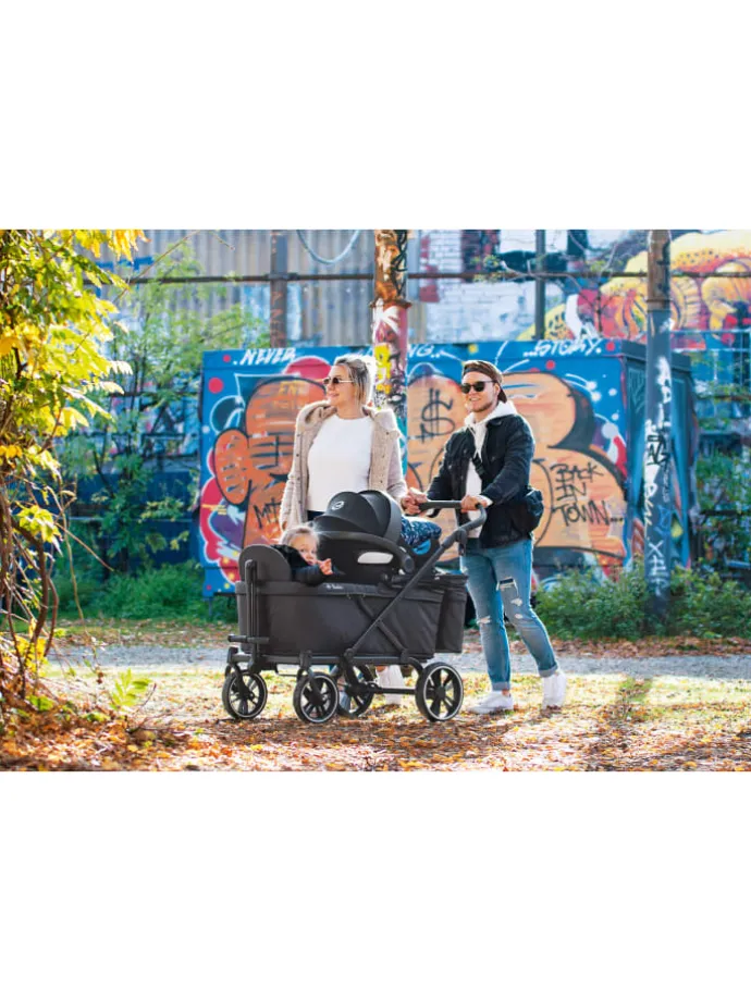 Sitz für Klappbollerwagen Cruiser in Grau