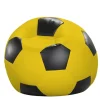 Sitzball aus Kunstleder in schwarz/gelb